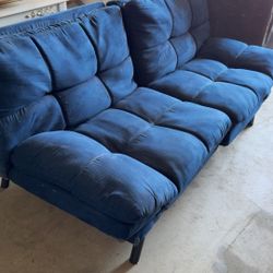 Blue Futon Couch Bed