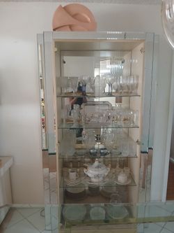 Glass China cabinet