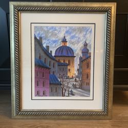 Street Of Prague VIII By Anatole Krasnyansky