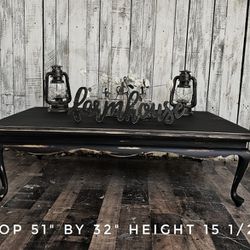 Pick Up Today!! Black Farmhous Coffee Table 