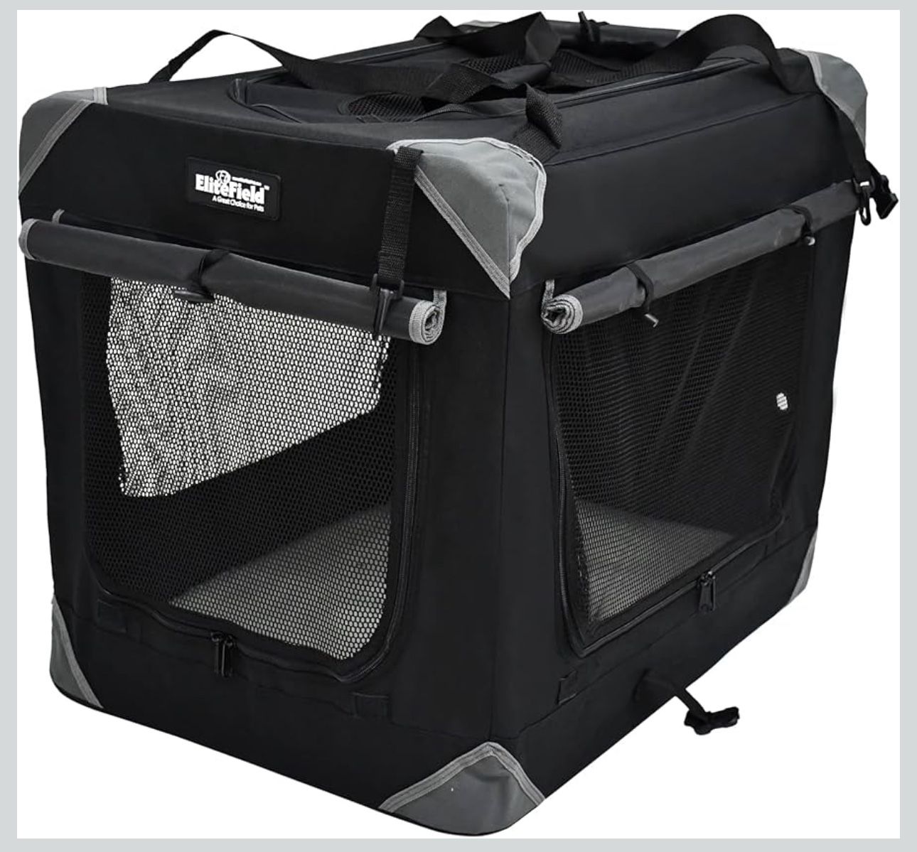Elite Field Collapsible Soft Crate w/ Primo Pad