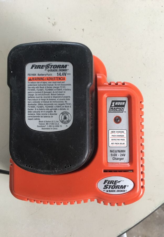 Firestorm by Black and Decker FSX Treme 18v Battery (2) and Charger for  Sale in Philadelphia, PA - OfferUp