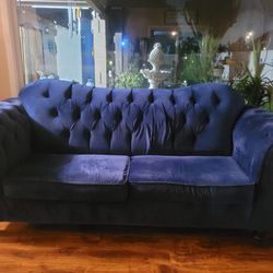 Royal Blue Living Room Set 
