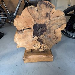 🔥 Live Edge Wood Sculpture / Statement Art Piece 🔥