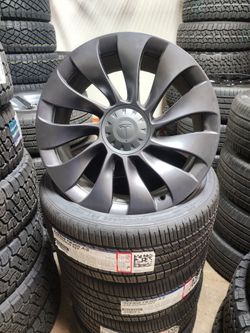 New 20" TESLA MODEL 3 Uber turbine wheels rims tires