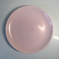 Iroquois Casual Dinner Plate by Russel Wright, Pink