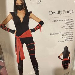 Women’s Deadly Ninja Halloween Costume