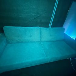 Purple/Blue Loveseat