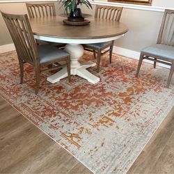 60 inch Ethan Allen Cooper table w chairs