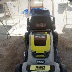 RYOBI
40V HP Brushless Whisper Series 21. in Walk Behind Self-Propelled All Wheel Drive Mower - (1) 6.0 Ah Batteries & Charger