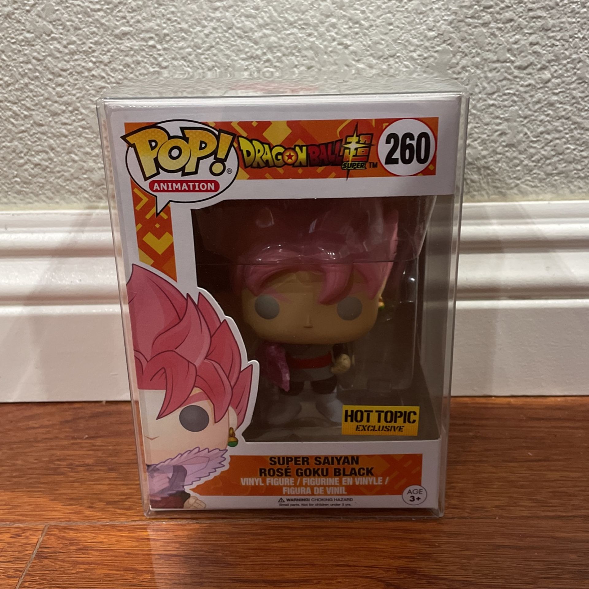 Funko Pop! DragonBall Z Super Saiyan Rose Goku Black #260 Hot Topic Exclusive