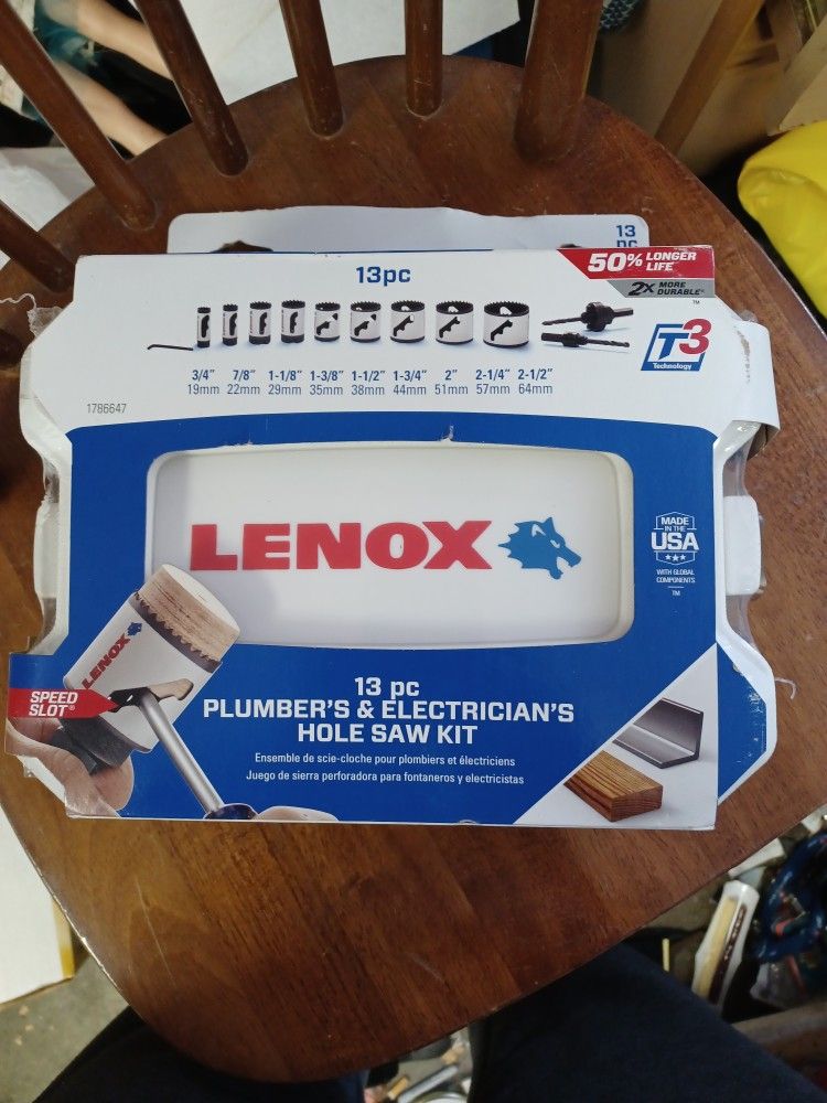 Lenox 13-piece Plumbers And Electricians Hole Saw Kit