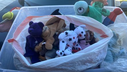 Giant Lot Of Rare And Not So Rare Beanie Babies