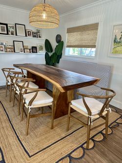 Serena and Lily Bench, Dining Table And Chairs