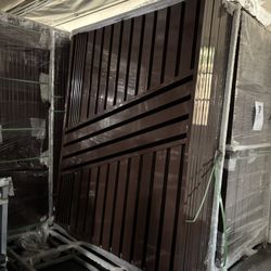 Horizontal Brown Iron Gate 6' H x 8' L per piece