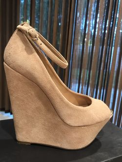 Jessica Simpson Suede Leather Heels Size 6.5
