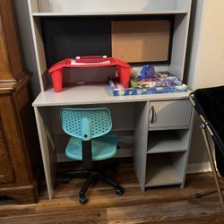 Student Desk Color Gray Very Good Condition 