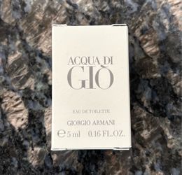 NEW GIORGIO ARMANI ACQUA DI GIO EAU DE TOILETTE MINI MENS $10!