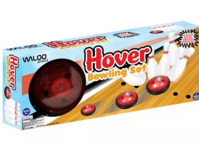 Hover Bowling Set Gliding Bowling Ball Set & Pins