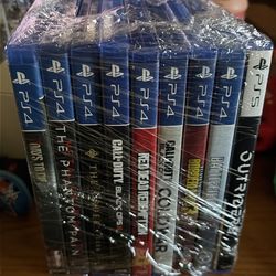 9 games all working 8 ps4 1 ps5 85$