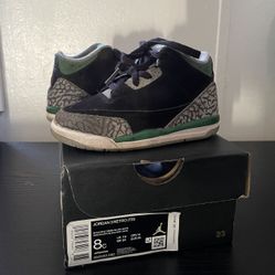Jordan 3 Retro Toddler Sz 8c