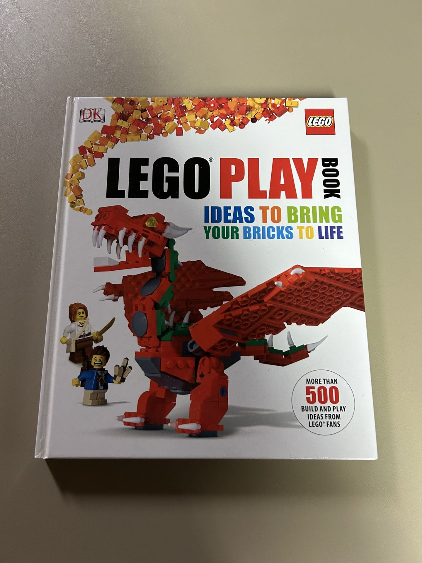 Lego play hardcover book