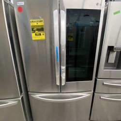 LG French Door Instaview Refrigerator Stainless Steel 36”