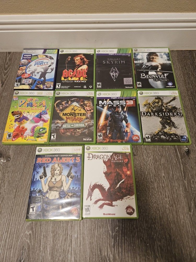 Lot Of 10 Game Xbox 360