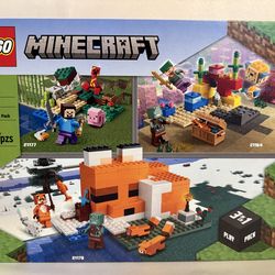 LEGO Minecraft Overworld Adventures 3 in 1 Building Set Pack 66779