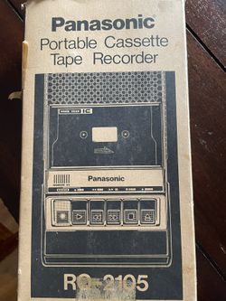 Panasonic VINTAGE Portable Cassette Recorder RQ-2105 in box! 📦 EXCELLENT CONDITION!