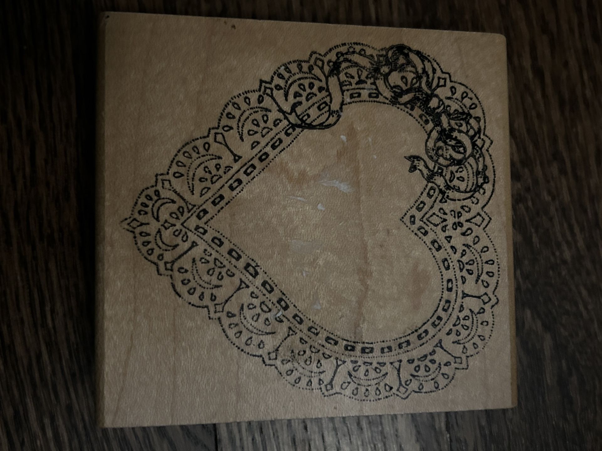Heart Wreath Stamp