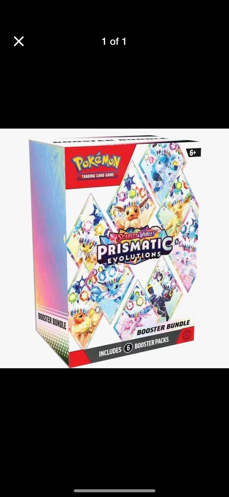 Prismatic Evolutions Booster Bundle Pokemon