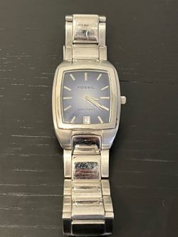 Fossil Arkitekt FS-2990 Blue Dial Stainless Steel Watch