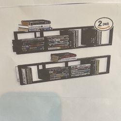 Wall Media Storage Shelves 