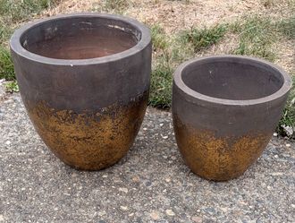 Glazed Terracotta pots. read description 1st