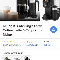 Keurig Coffee, Latte, Amd Cappuccino Maker 