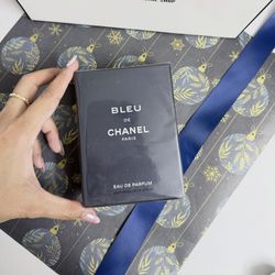 Best Gift! Chanel Bleu Luxury Men’s Cologne, 100ml, Brand New With Box And Bag!