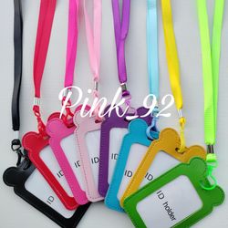 MICKEY MOUSE EARS LANYARD with ID BADGE PASS CARD HOLDER