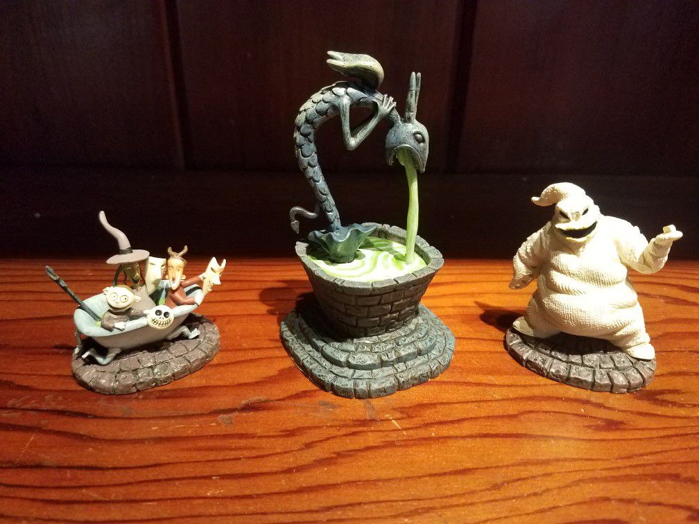 NBC Nightmare Before Christmas Fright Filled Nightmare Fountain Oogie Disney Mint