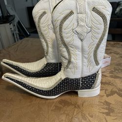 Mans Leather Boots Size 9”1/2