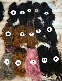 Wigs for Sale – Multiple Colors & Styles – $35 Each / 2 for $60