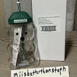 Authentic Starbucks Barista Bear Cup 