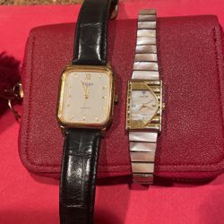 2 For $35 Vintage Ladies Watches 