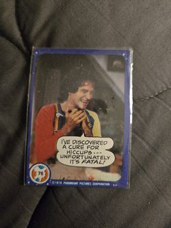 1978 Mork and mindy card Robin williams