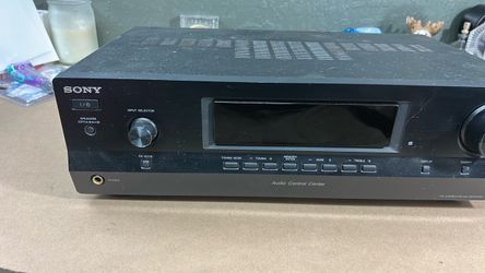 Black Sony Audio Control Center FM stereo/FM-AM