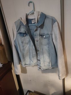 Denim Jacket With Hood 