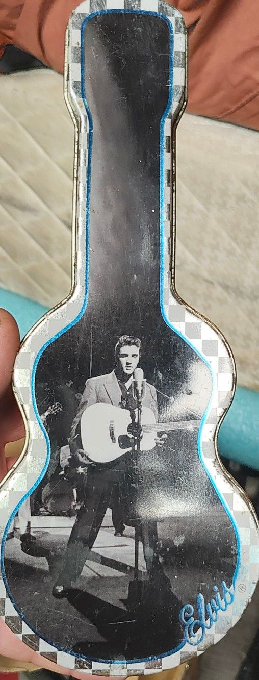 Elvis Guitar Tin (Empty)