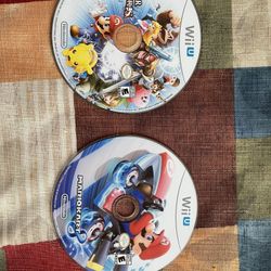 Wii U Super SmashBros And MarioKart 8 Games  25$ Per Game Or Both For 45$