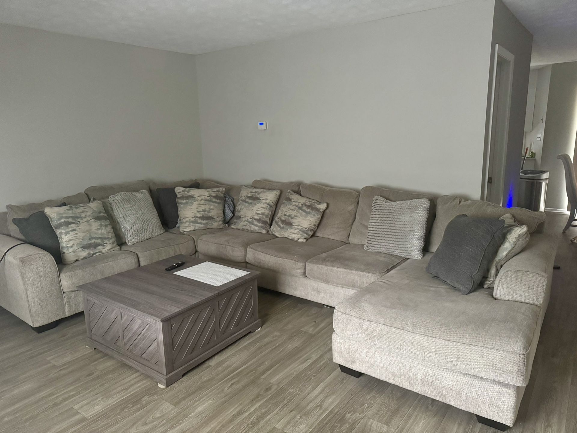 Light Gray sectional Ashley Furniture