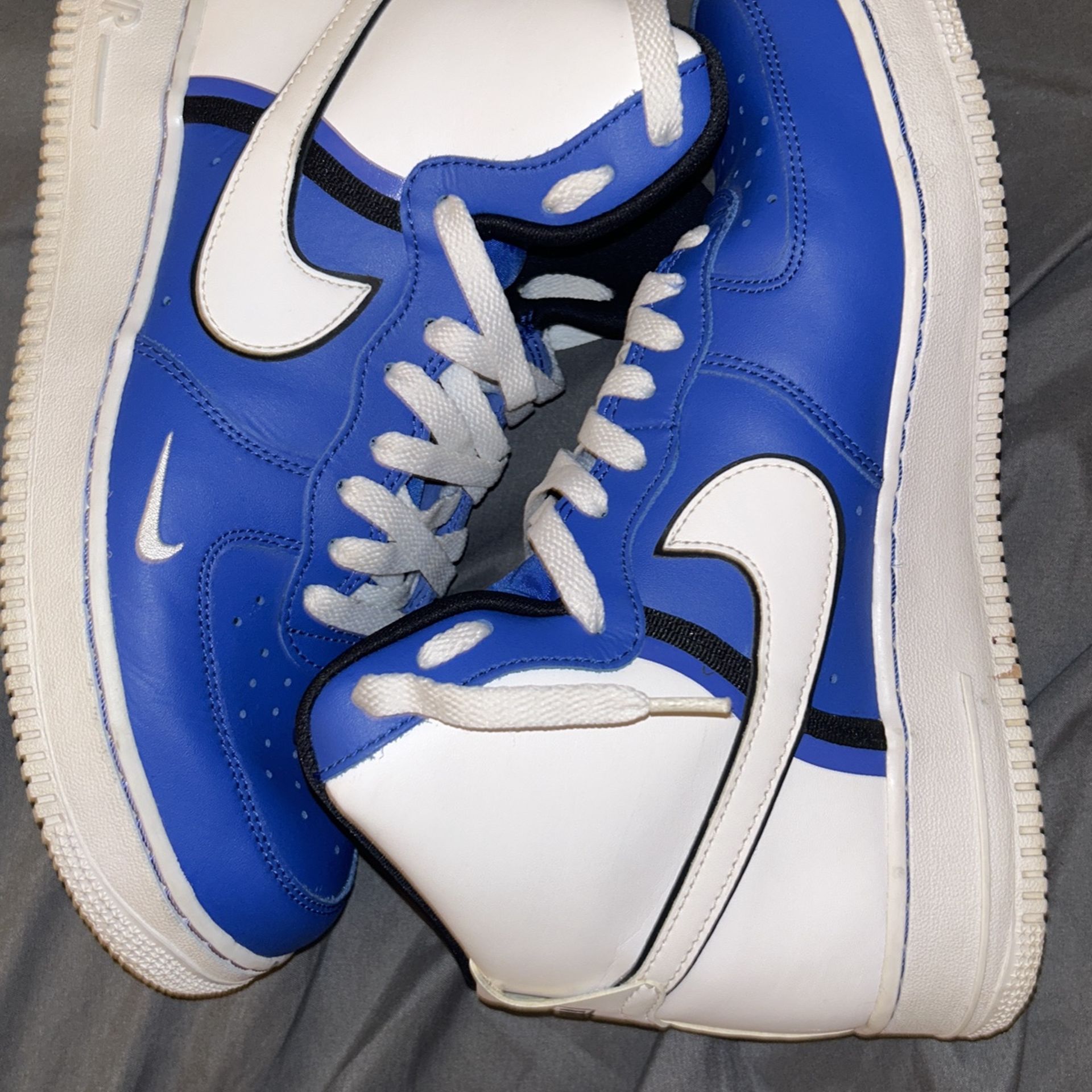 Air Force 1 High 'Game Royal White' 9.5 M